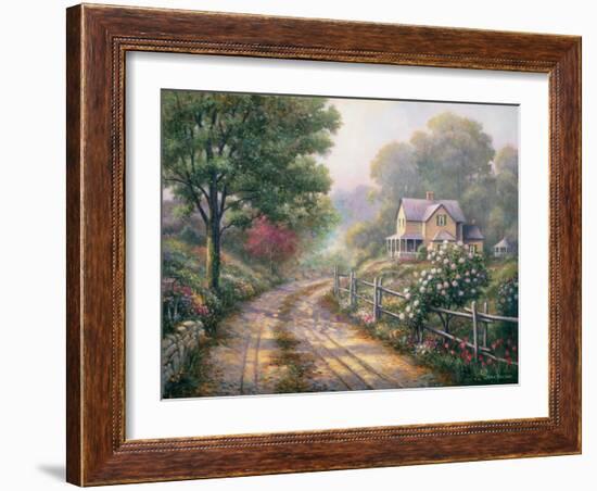 Lilac Morning-John Zaccheo-Framed Giclee Print