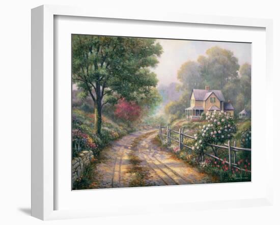 Lilac Morning-John Zaccheo-Framed Giclee Print