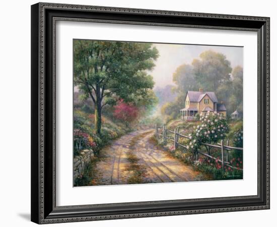 Lilac Morning-John Zaccheo-Framed Giclee Print