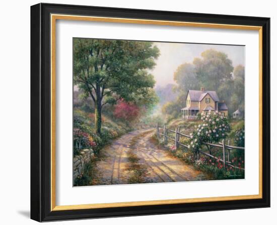 Lilac Morning-John Zaccheo-Framed Giclee Print