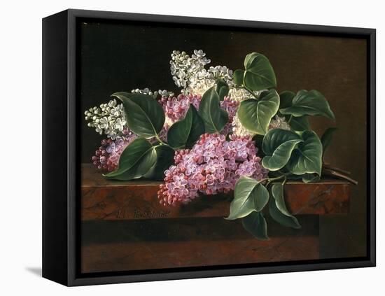 Lilac on a Ledge-Johan Laurentz Jensen-Framed Premier Image Canvas