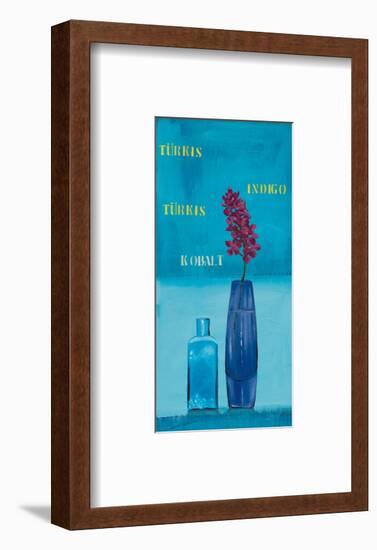 Lilac on Blue-Anna Flores-Framed Art Print