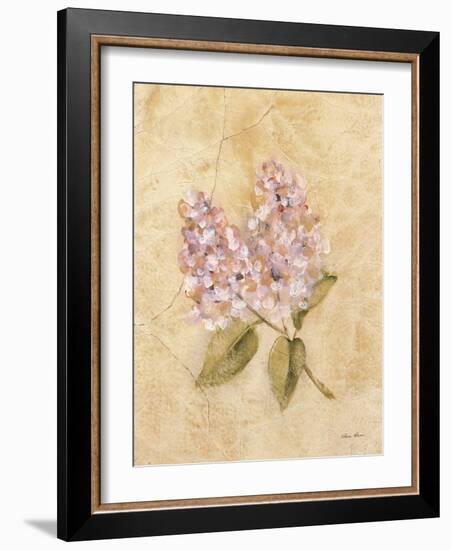 Lilac on Cracked Linen-Cheri Blum-Framed Art Print