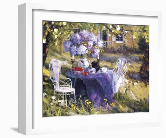 Lilac Tea Party-Benjamin-Framed Art Print