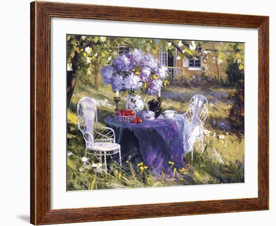 Lilac Tea Party-Benjamin-Framed Art Print