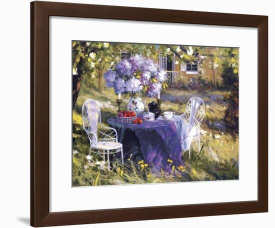 Lilac Tea Party-Benjamin-Framed Art Print