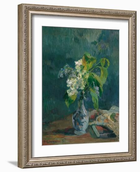 Lilacs, 1885-Paul Gauguin-Framed Giclee Print