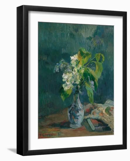 Lilacs, 1885-Paul Gauguin-Framed Giclee Print