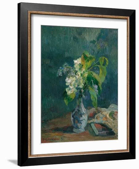 Lilacs, 1885-Paul Gauguin-Framed Giclee Print