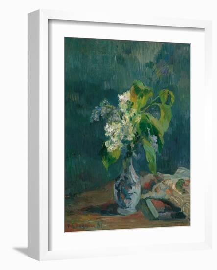 Lilacs, 1885-Paul Gauguin-Framed Giclee Print