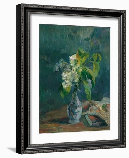 Lilacs, 1885-Paul Gauguin-Framed Giclee Print