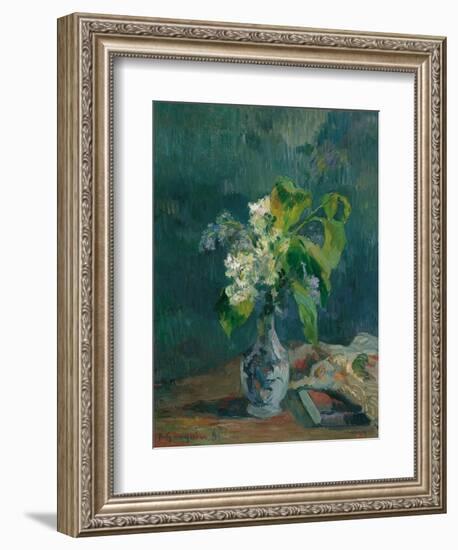 Lilacs, 1885-Paul Gauguin-Framed Giclee Print