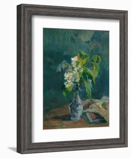 Lilacs, 1885-Paul Gauguin-Framed Giclee Print