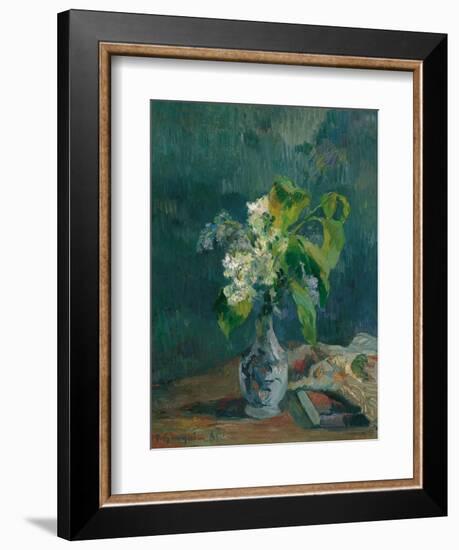 Lilacs, 1885-Paul Gauguin-Framed Giclee Print