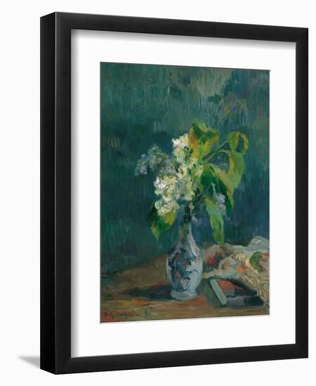 Lilacs, 1885-Paul Gauguin-Framed Giclee Print