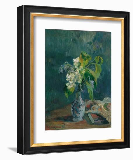 Lilacs, 1885-Paul Gauguin-Framed Giclee Print