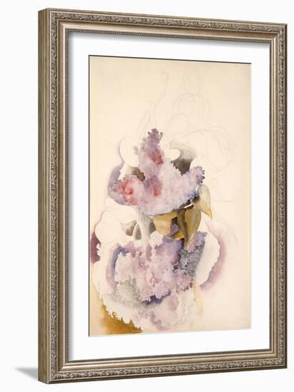 Lilacs, C.1917 (W/C on Paper)-Charles Demuth-Framed Giclee Print