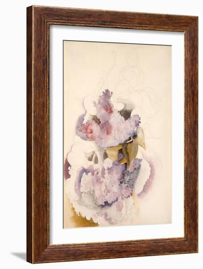 Lilacs, C.1917 (W/C on Paper)-Charles Demuth-Framed Giclee Print