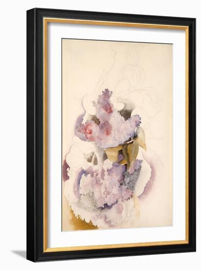 Lilacs, C.1917 (W/C on Paper)-Charles Demuth-Framed Giclee Print