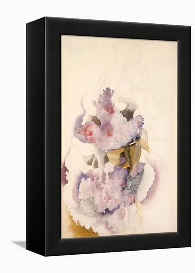 Lilacs, C.1917 (W/C on Paper)-Charles Demuth-Framed Premier Image Canvas