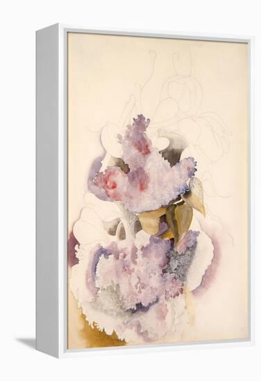 Lilacs, C.1917 (W/C on Paper)-Charles Demuth-Framed Premier Image Canvas