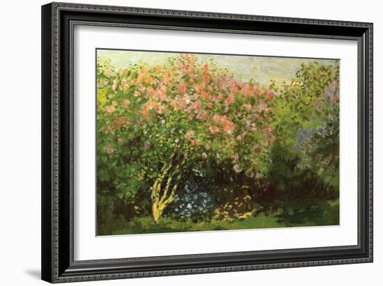 Lilacs in the Sun-Claude Monet-Framed Art Print