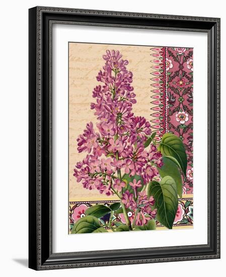 Lilacs on Love Letters-Piddix-Framed Art Print