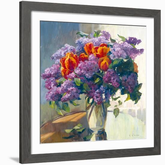 Lilacs-Valeriy Chuikov-Framed Giclee Print