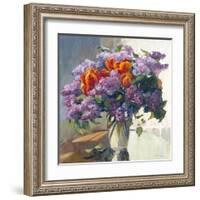 Lilacs-Valeriy Chuikov-Framed Art Print