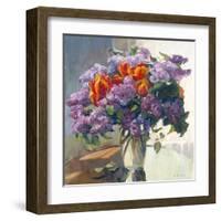 Lilacs-Valeriy Chuikov-Framed Art Print