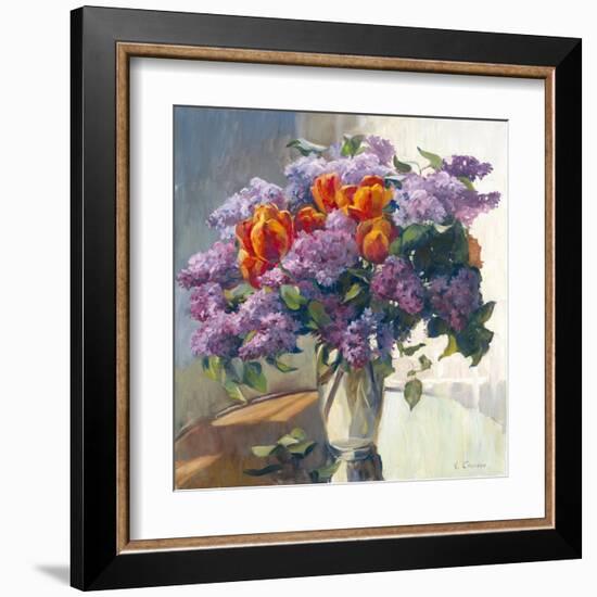 Lilacs-Valeriy Chuikov-Framed Art Print