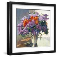 Lilacs-Valeriy Chuikov-Framed Art Print