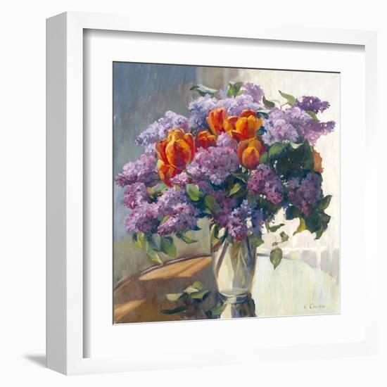 Lilacs-Valeriy Chuikov-Framed Art Print