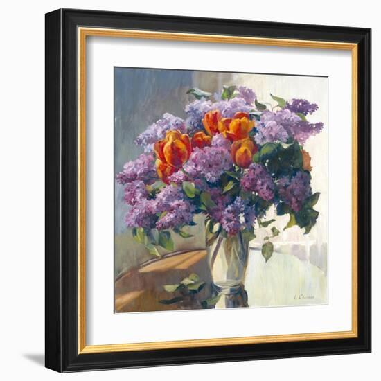 Lilacs-Valeriy Chuikov-Framed Art Print