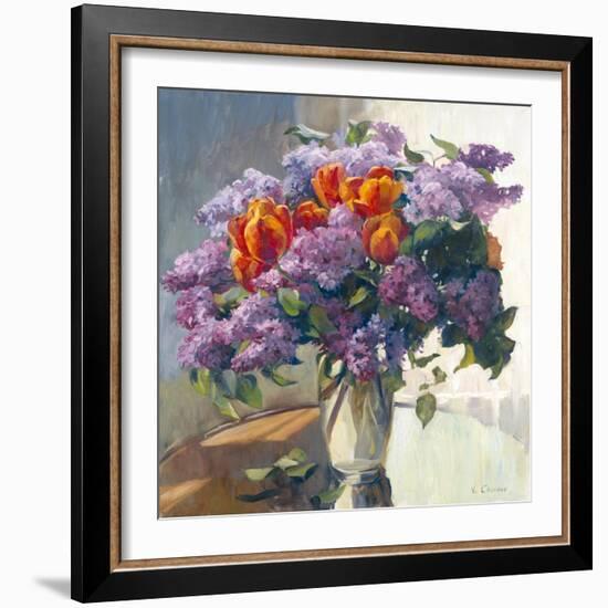 Lilacs-Valeriy Chuikov-Framed Art Print