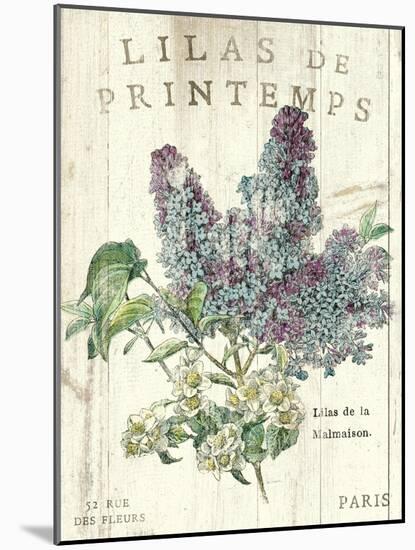 Lilas de Printemps-Sue Schlabach-Mounted Art Print