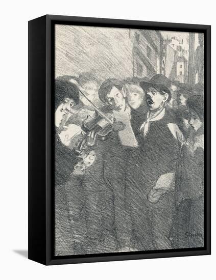 Lile Des Baisers from Chansons De Femmes, 1897-Theophile Alexandre Steinlen-Framed Premier Image Canvas