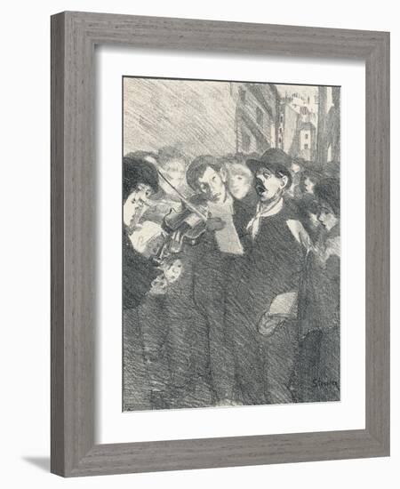 Lile Des Baisers from Chansons De Femmes, 1897-Theophile Alexandre Steinlen-Framed Giclee Print