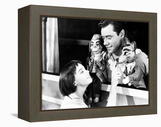 Lili, Leslie Caron, Mel Ferrer, 1953-null-Framed Stretched Canvas