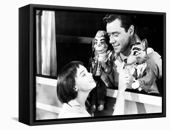 Lili, Leslie Caron, Mel Ferrer, 1953-null-Framed Stretched Canvas