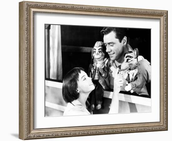 Lili, Leslie Caron, Mel Ferrer, 1953-null-Framed Photo