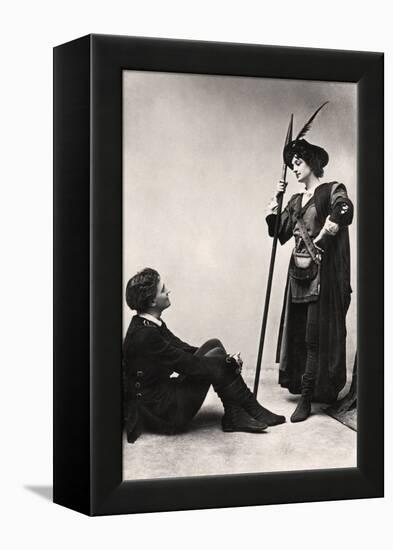 Lilian Braithwaite (1873-194) and Henry Ainley (1875-194), 1907-J Beagles & Co-Framed Premier Image Canvas