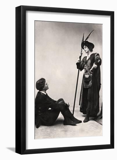 Lilian Braithwaite (1873-194) and Henry Ainley (1875-194), 1907-J Beagles & Co-Framed Photographic Print