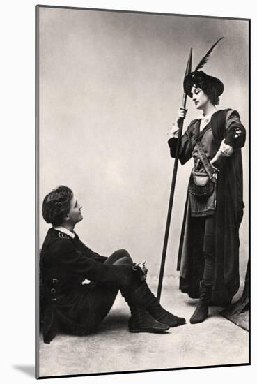 Lilian Braithwaite (1873-194) and Henry Ainley (1875-194), 1907-J Beagles & Co-Mounted Photographic Print
