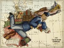 Shows the German Empire As a Young Man Lounging Across Europe.-Lilian Lancaster-Giclee Print