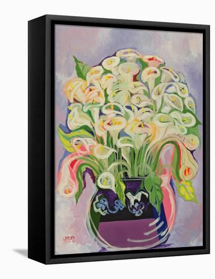 Lilies, 1989-Laila Shawa-Framed Premier Image Canvas