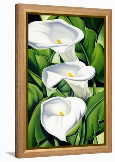 Lilies, 2002-Catherine Abel-Framed Premier Image Canvas