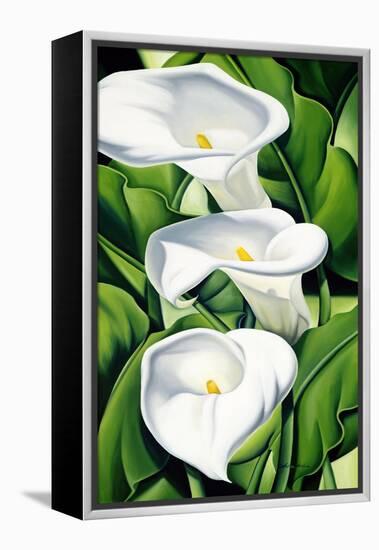 Lilies, 2002-Catherine Abel-Framed Premier Image Canvas