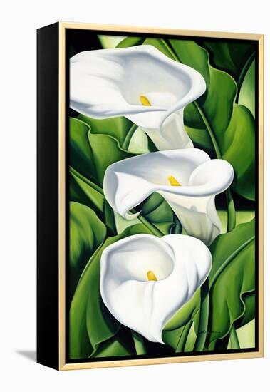 Lilies, 2002-Catherine Abel-Framed Premier Image Canvas