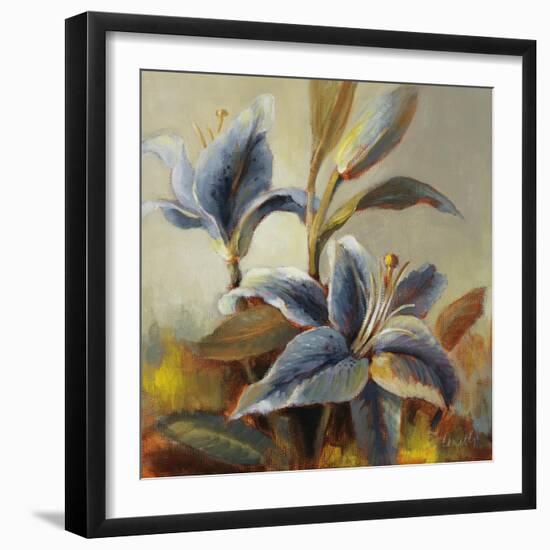 Lilies after the Rain-Lanie Loreth-Framed Art Print